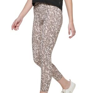 Calvin Klein Performance High Rise 7/8 Leggings Leopard Track Moonrock XS
